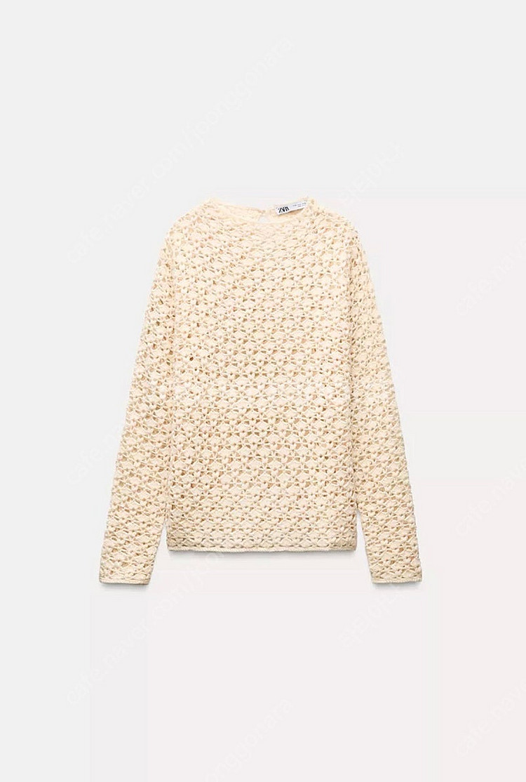 zara 자라 오픈 워크 니트 스웨터 89900-399...--5