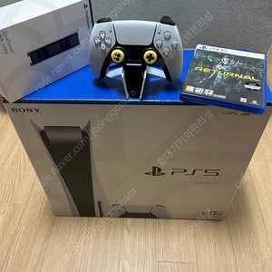 [천안]PS5 디스크 버전 1218 +게임2종+정품충전기