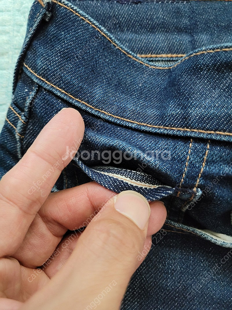 리바이스 메이드앤크래프트 LMC 502. 테이퍼드 재패...--5