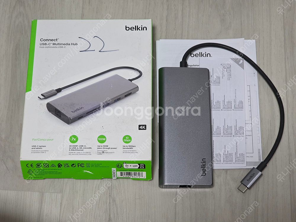 벨킨 USB C타입 허브, 게이밍 무선 헤드폰 헤드셋,...--6