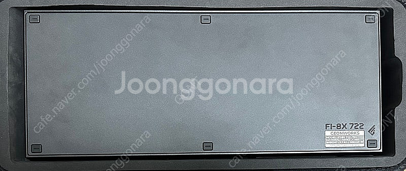 지온웍스 F1-8x 722 WKL (블랙) 키캡포함--2