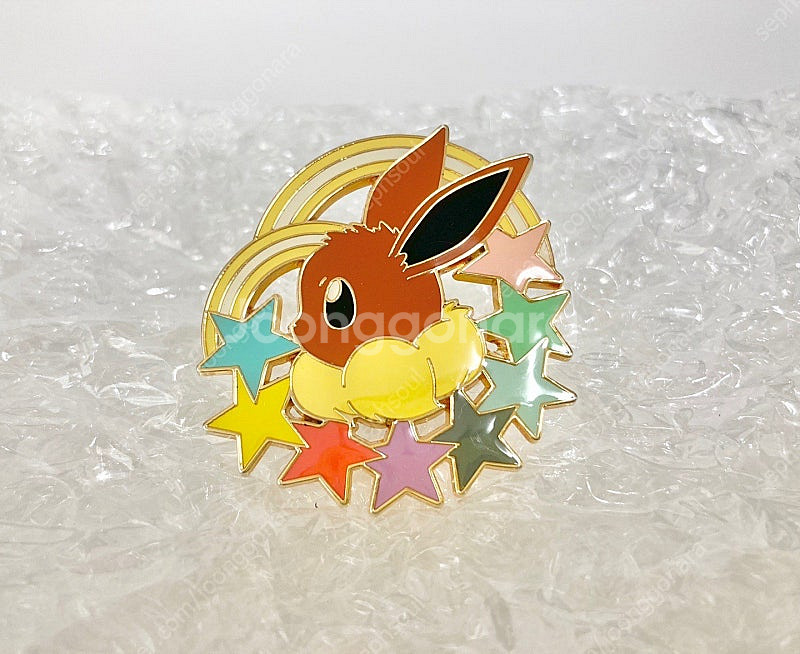 2017년 한정판 컬러풀 이브이 뱃지--0