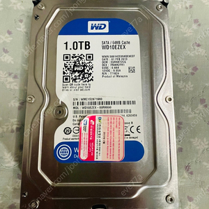 WD 1TB 3.5“ HDD & 삼성 DDR3 4GB 램 2개 일괄 판매