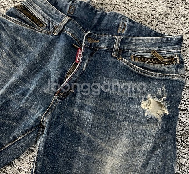 디스퀘어드2 데님청바지 데님팬츠 35인치--1