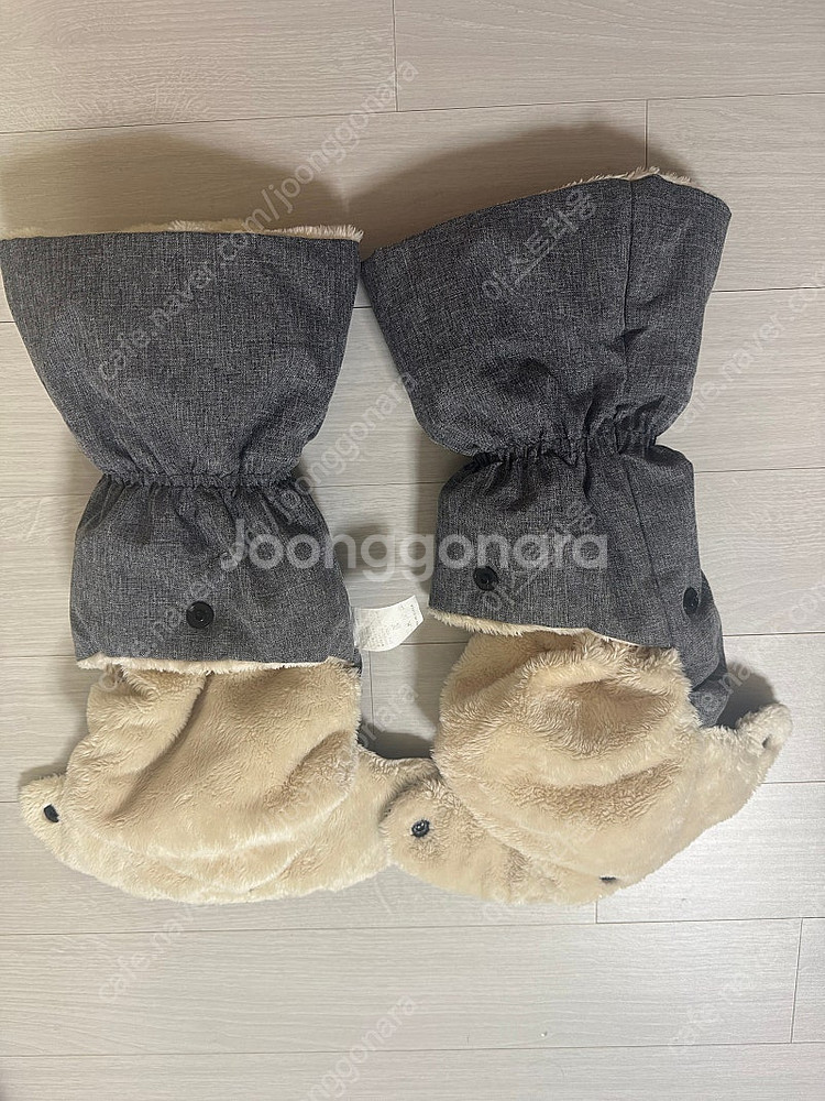 마니또 유모차장갑 핸드워머 멜란지그레이--0