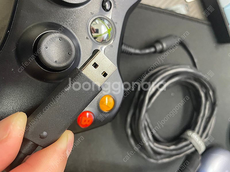 Xbox360 정품 컨트롤러 유선 택포--5