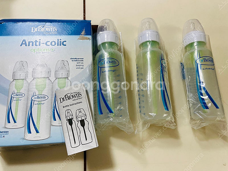닥터브라운 내로우넥 옵션스플러스 PP젖병 250ml 3...--3