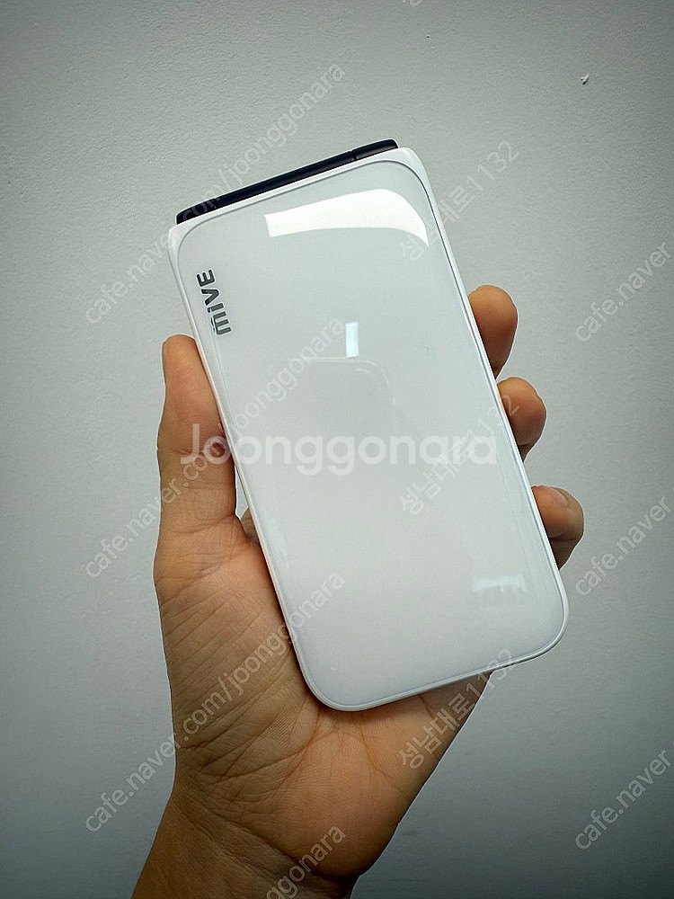M120 (MIVE)마이브 스타일폴더폰 화이트 32기가...--0