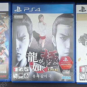 ps5, ps4 게임 3개 판매합니다. (고오쓰, 용과같이극, 프로야구 스피리츠 2024)