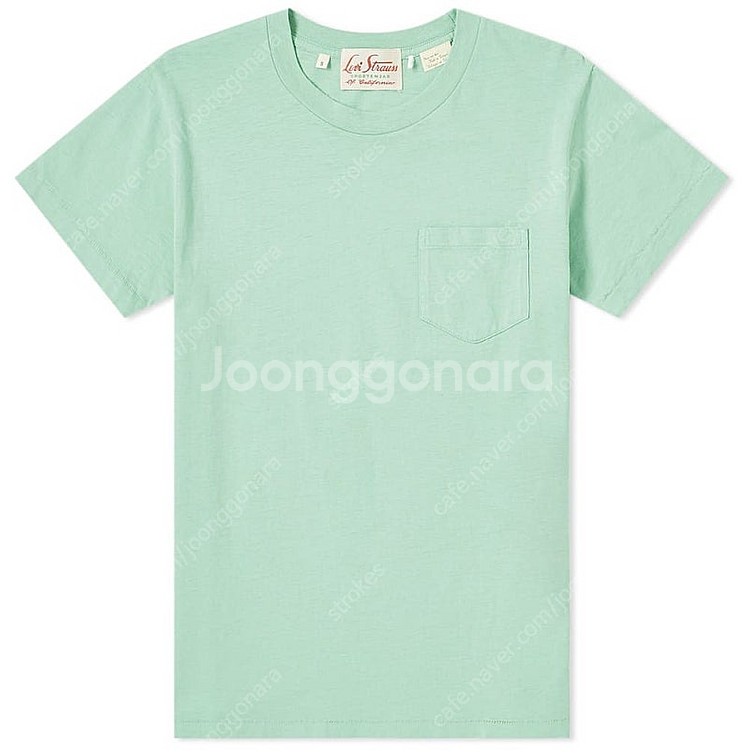 리바이스 LVC 1950's 스포츠웨어 티셔츠 민트 그린 M 사이즈 팝니다.--3