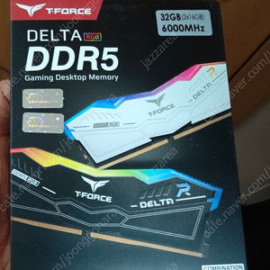 TeamGroup T-Force DDR5-6000 CL38 DELTA RGB 화이트 서린 32GB (16Gx2)