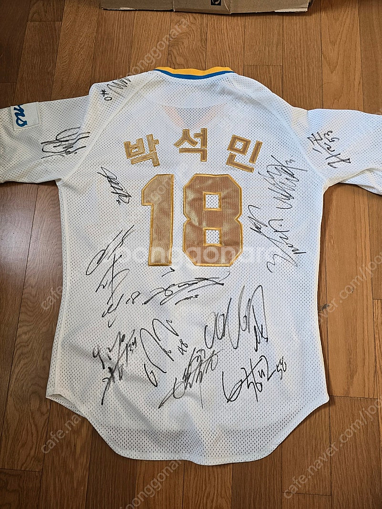 삼성 올드 유니폼 / 전 선수단 싸인--1