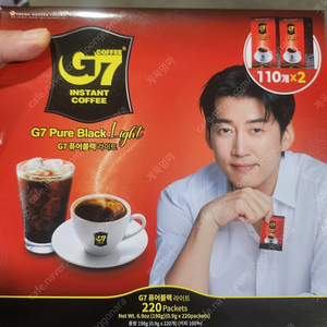 G7 퓨어블랙 라이트 커피 220T