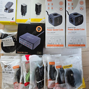 삼성전자 무선충전기 EP-P1100 블랙+클레오스 퀄컴 3포트 차량용충전기,Essager GaN 67W USB PD 접지충전기,베이스어스 Beseus Qi2 15W 무선 충전기,멀