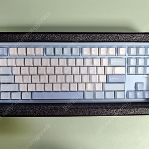MCHOSE GX87 알루미늄 기계식 키보드 게이밍 무선 블랙 말차라떼축
