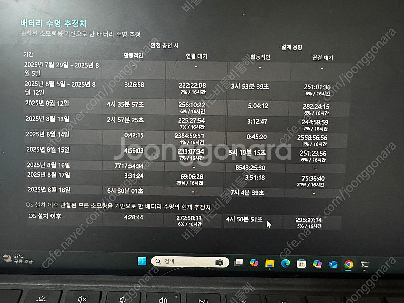 서피스프로9 i7/32램/1테라 팝니다--4