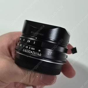 보이그랜더 울트론 27mm f2 후지 x마운트 팝니다.(보증O, 신동품)