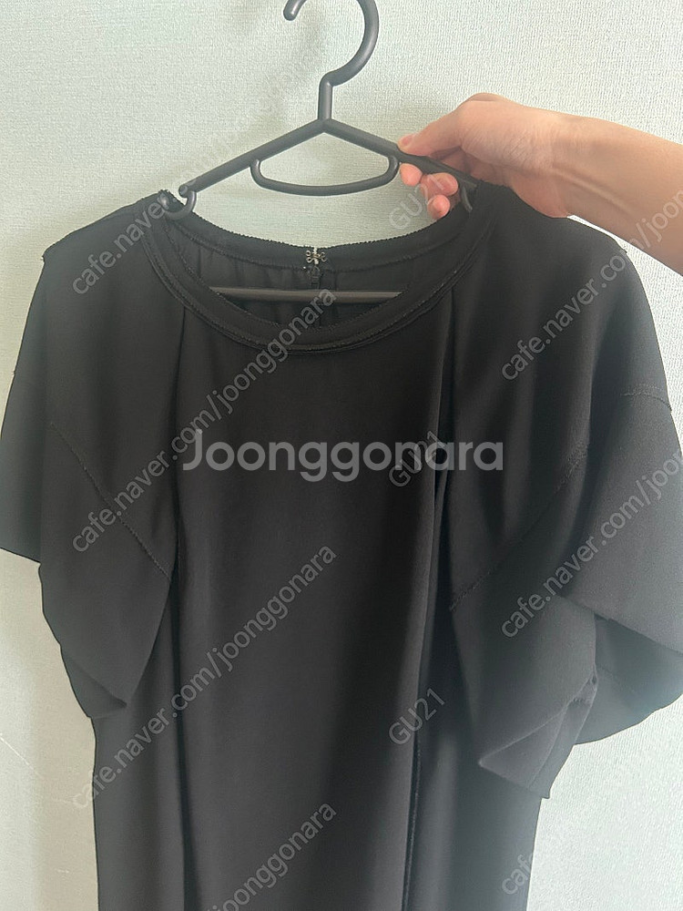 한섬 타임 블랙 원피스--1