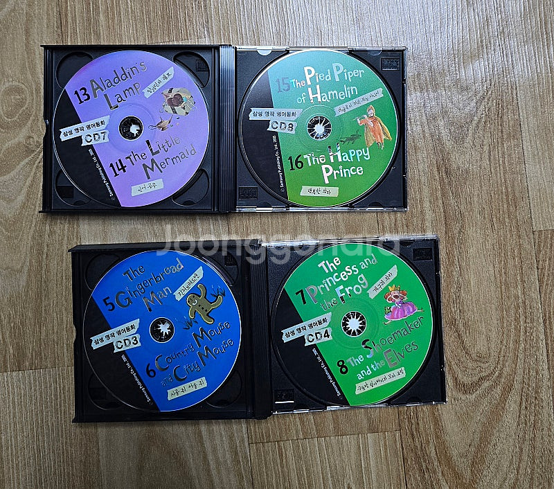 삼성명작영어동화 16권 CD.+바빠 영어동화 100편 ...--3