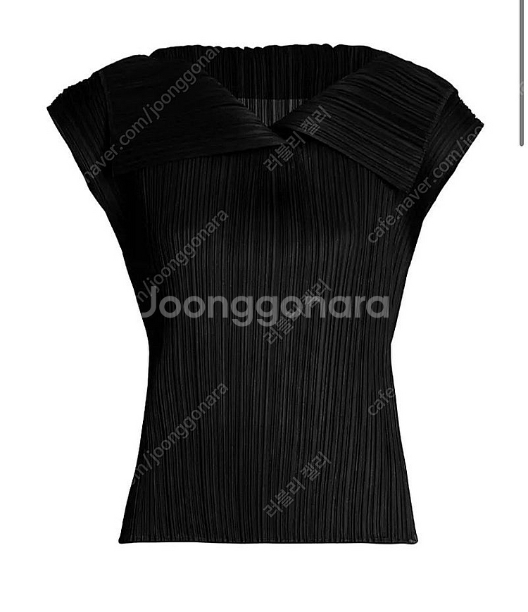 플리츠플리즈 이세이미야케 카라탑 블랙--0