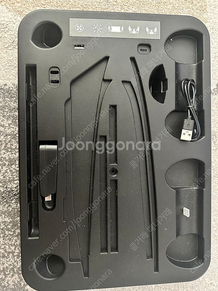 PS5 프로 슬림 스탠드 쿨러 맥스 차징스테이션--1