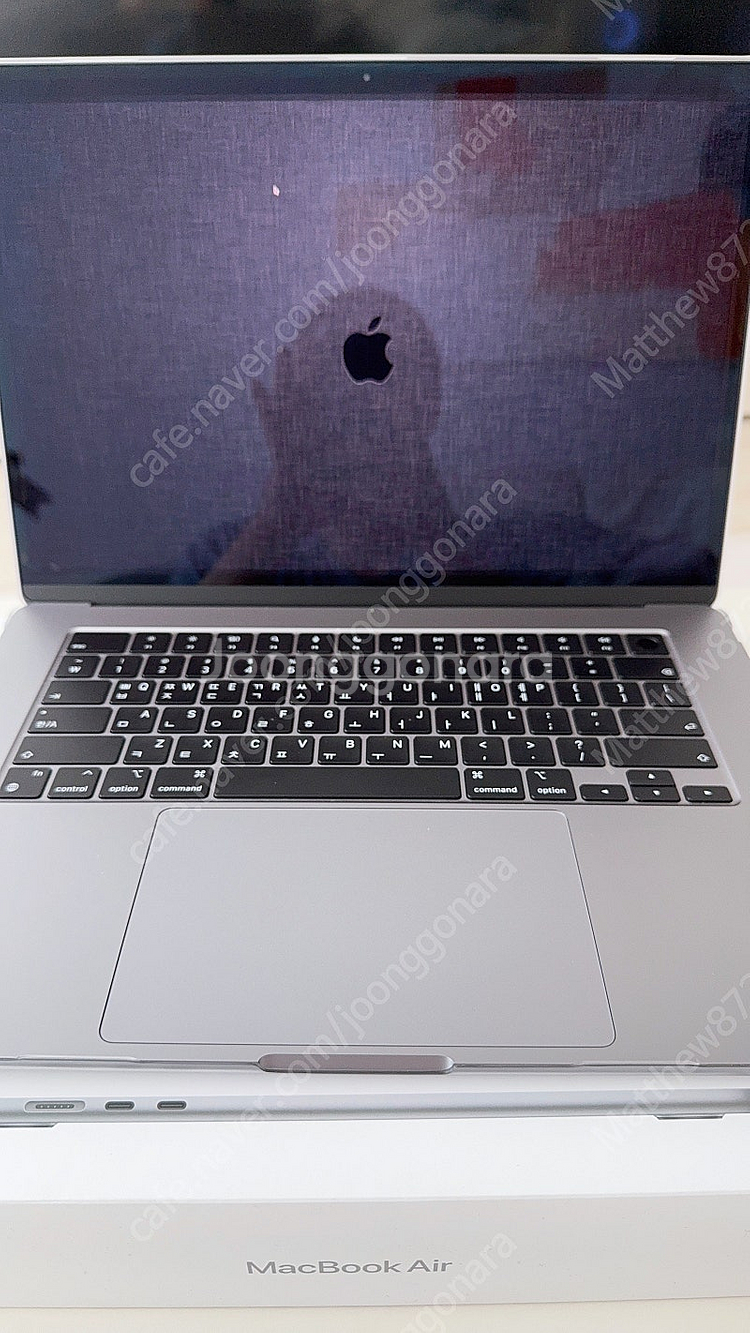 맥북 m2 air 15인치 32g 256ssd 민트급 풀박--4
