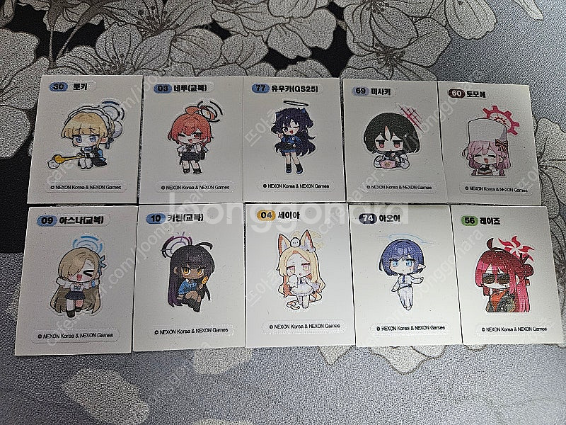 블루아카이브 띠부씰 일괄팝니다--0