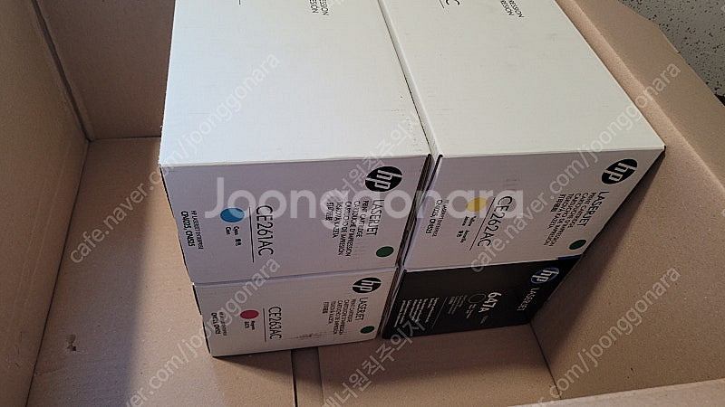 미개봉, 마지막 가격다운) HP정품토너 CE260A C...--0