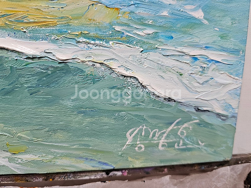 원화) 10호 캔버스 유화그림 환타지아 그림 서양화--1