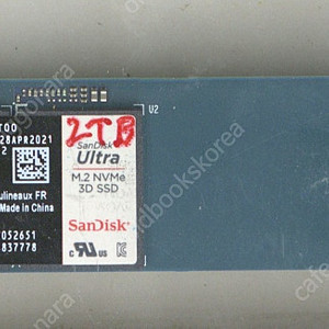 SANDISK // M.2 NVMe SSD 2TB // 11만원