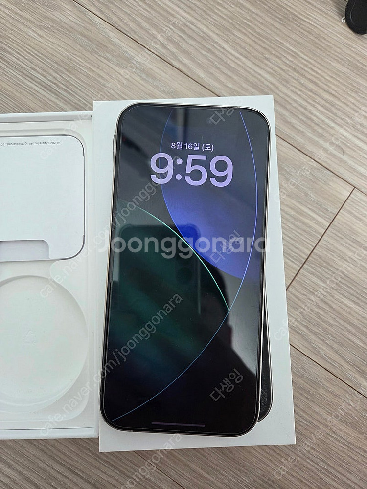아이폰 15 Pro 화이트 128GB, 케이스티파이 케...--2