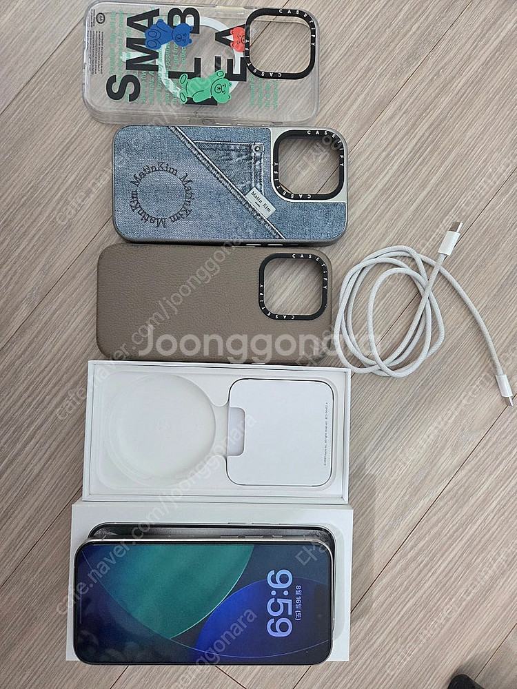 아이폰 15 Pro 화이트 128GB, 케이스티파이 케...--4