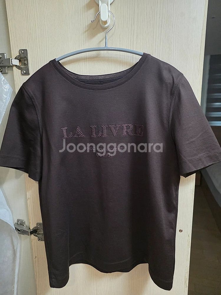 한섬 sjsj 레터링 티셔츠--0