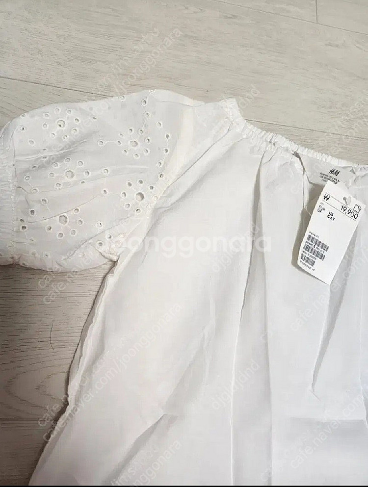 새상품)택달린 여아 H&M 블라우스 5-6y--1
