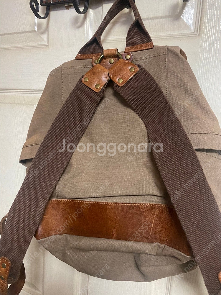 Timberland.팀버랜드 난타스켓 캔버스-가죽백팩--3