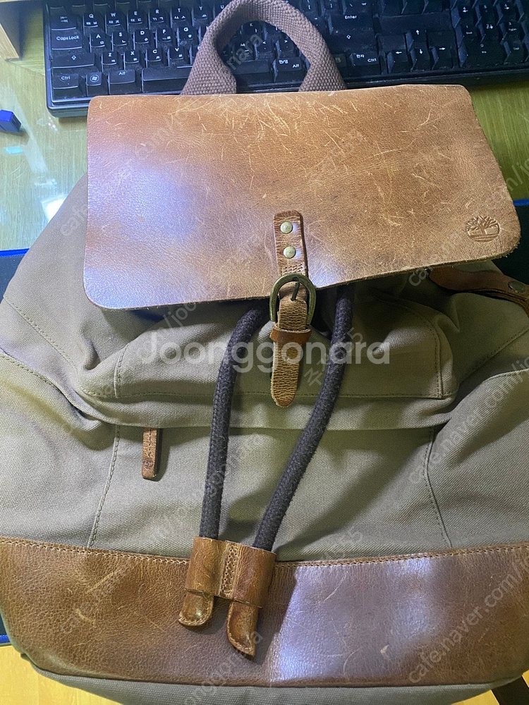 Timberland.팀버랜드 난타스켓 캔버스-가죽백팩--4