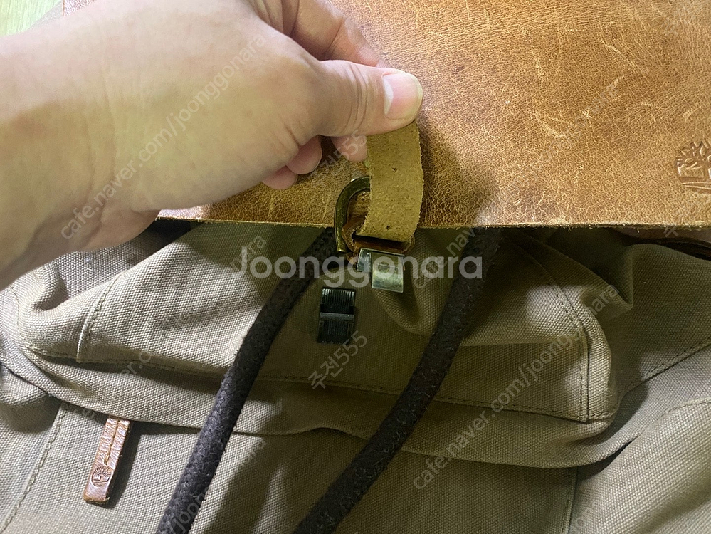 Timberland.팀버랜드 난타스켓 캔버스-가죽백팩--5