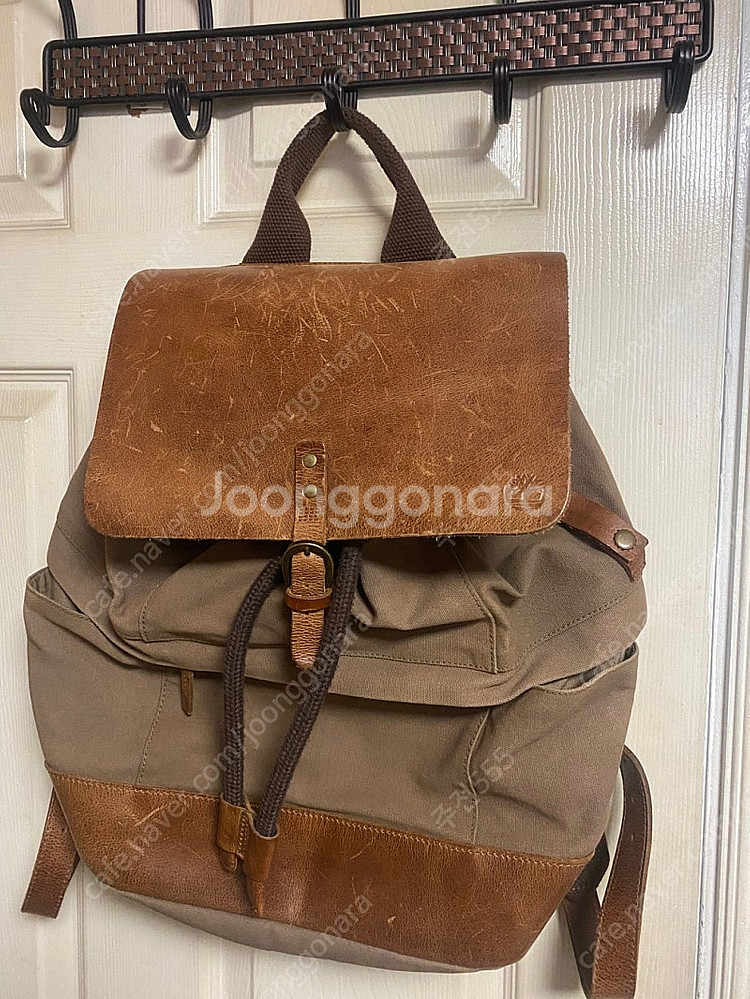 Timberland.팀버랜드 난타스켓 캔버스-가죽백팩--0