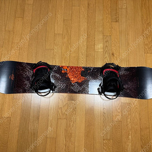 스노우보드 데크 바인딩 세트