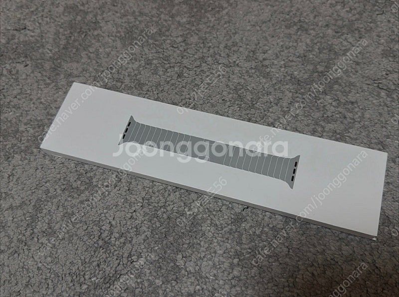애플워치 정품 링크 브레이슬릿 실버 팝니다--3