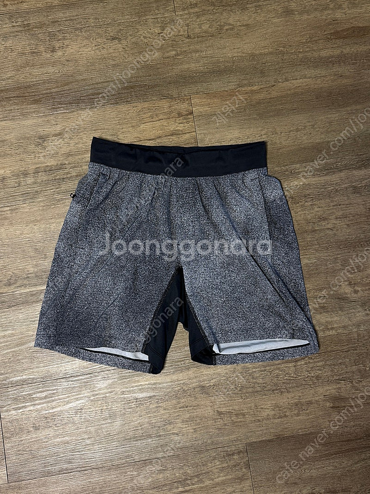 룰루레몬 T.H.E. 쇼츠 7인치 블랙 그레이 S 사이...--0