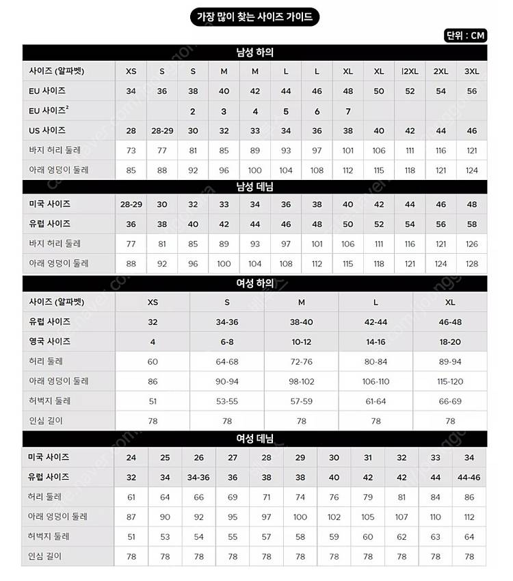 라코스테 남성용 우븐 팬츠 화이트 3사이즈 미개봉 새제품 (8만)--8