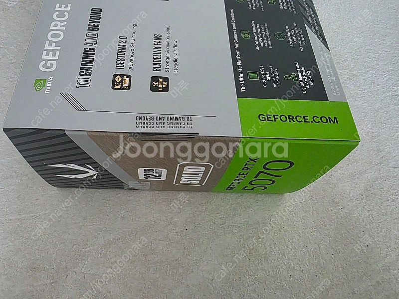 ZOTAC RTX 5070 SOLID 그래픽카드 미개봉--5