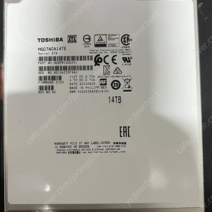 도시바 MG07ACA14TE 14TB HDD