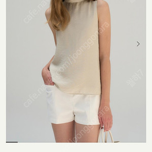 시에 sie 센느 백타이 블라우스 미스티올리브