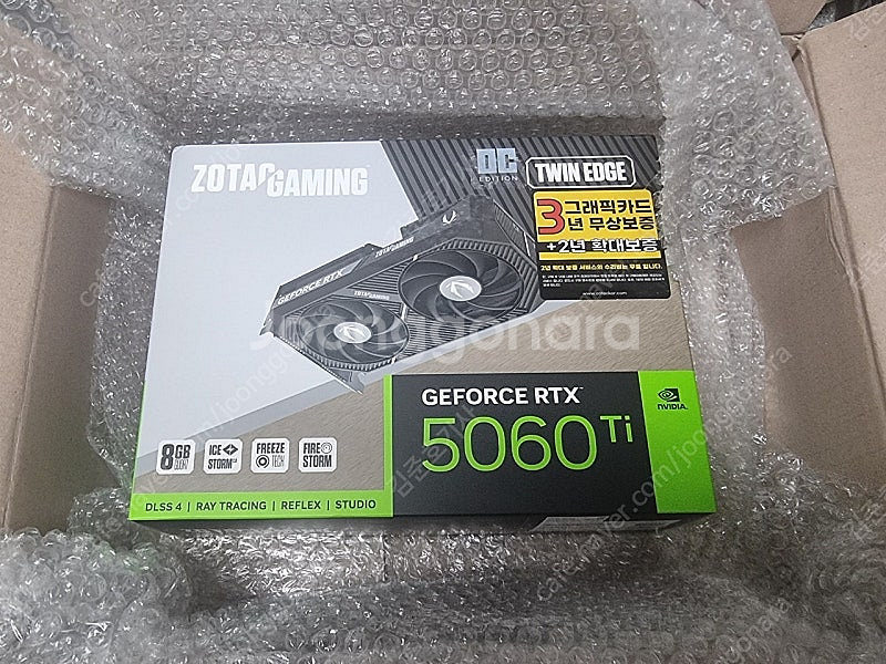 조텍 ZOTAC RTX 5060Ti 트윈 엣지 미개봉 ...--0