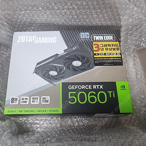 조텍 ZOTAC RTX 5060Ti 트윈 엣지 미개봉 판매합니다