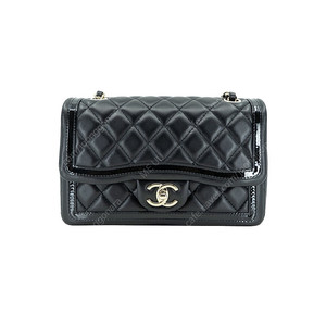 샤넬 미니 플랩백 램스킨 페이턴트 카프스킨 & 골드 메탈 블랙 AS4289-B13811-94305 미개봉 새제품 풀박스