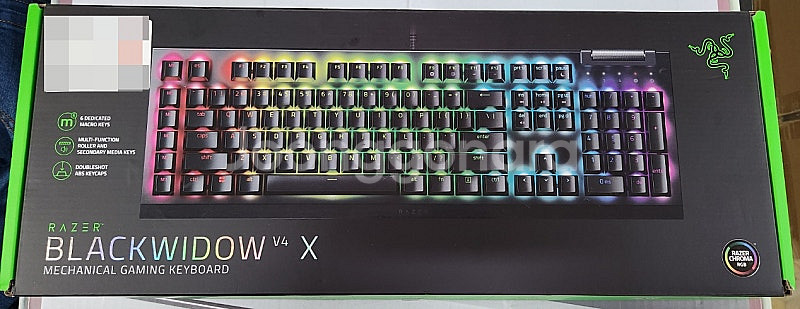 레이저 블랙위도우 V4 X 기계식 게이밍 키보드/부산직...--0