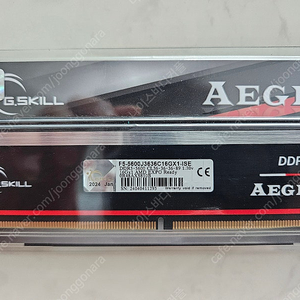 지스킬 G.SKILL DDR5-5600 CL36 AEGIS 5 (16GB) 새상품 팝니다.